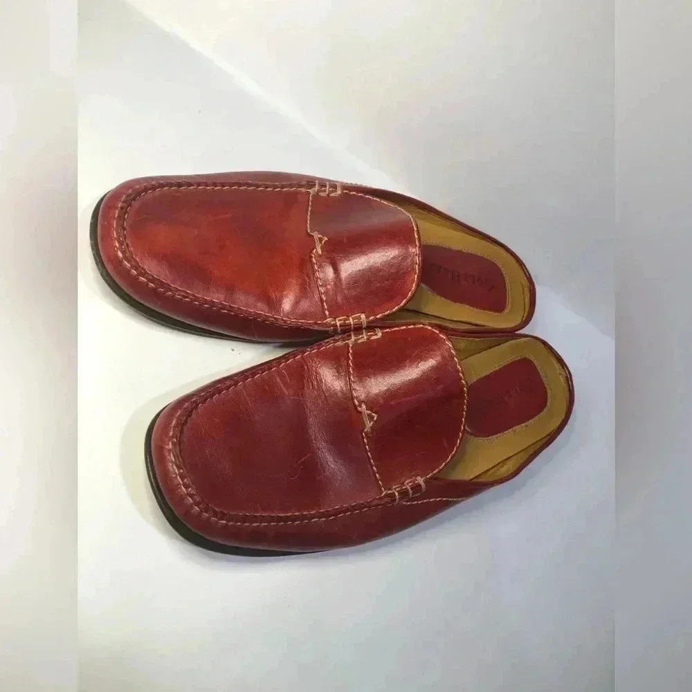 Cole Haan Women Shoe Red Mule Slide Flat Pre Owned 7.5 (see photos). - Picture 4 of 14